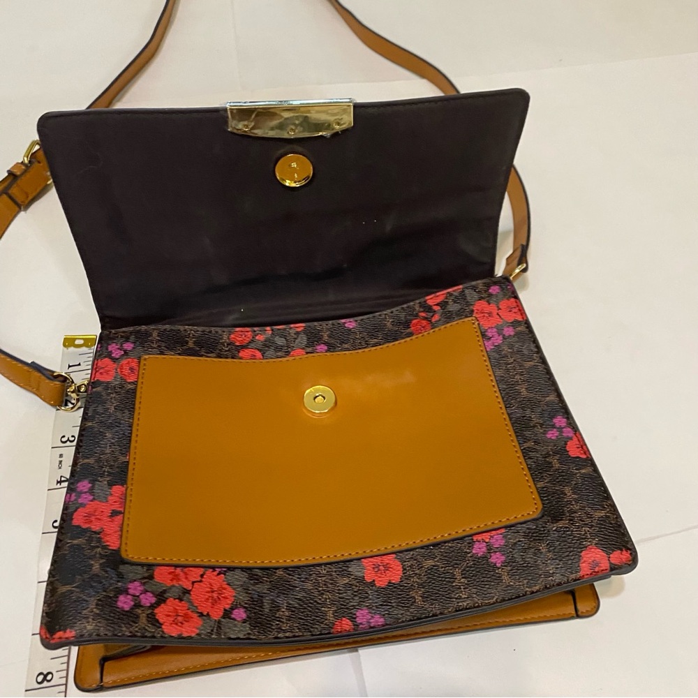 Nanette Lepore Floral Brown Handbag - Picture 14 of 16